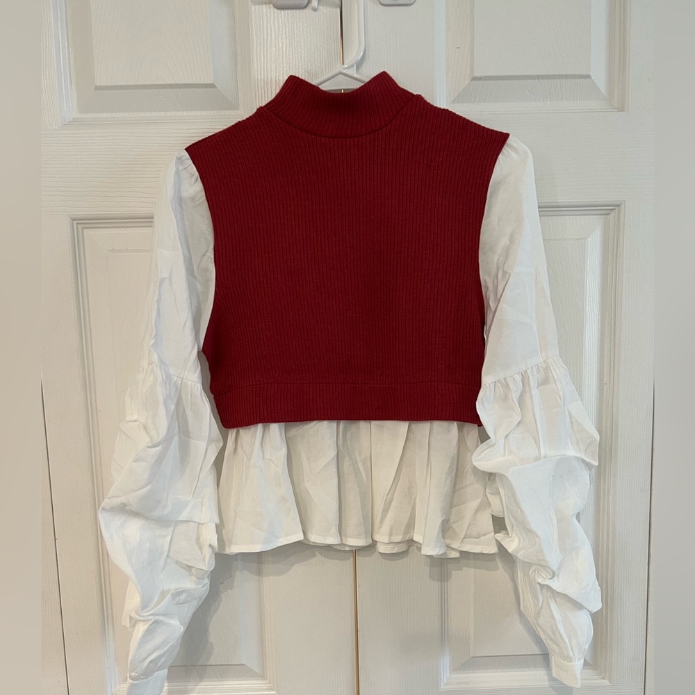 Layered Sweater Vest by Anthropologie